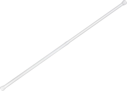 Teleskopisk spændestang 70–120 cm, aluminium, hvid - 1 stk.