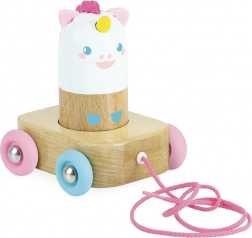 Træk-enhjørning Lily trælegetøj VILAC