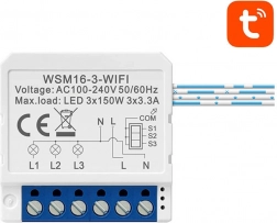 Smart WiFi-switchmodul Avatto TUYA, 4-kanals – Tre-kanals