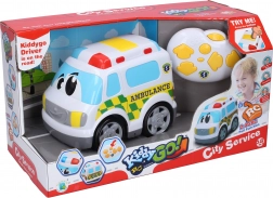 Børne RC-ambulance med effekter 19 cm