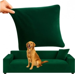 Betræk til hjørnesofa RUHHY grøn 190-230 cm