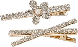 Hårspænder, hårspænder BLING 2 stk. - guld, mix af mønstre