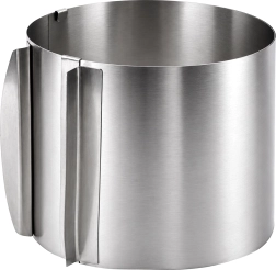 Justerbar konditorring Zortiva 16–30 cm, højde 15 cm