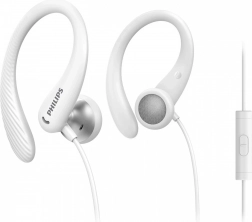 PHILIPS sports-øretelefoner med ørekroge og mikrofon