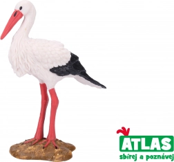 Figur af stork 8,5 cm