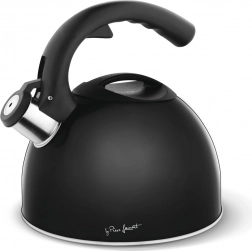 Tekande Cuivre 3 l, sort med fløjte, til alle typer komfurer