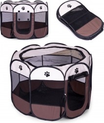 Sammenklappelig tekstilfoldgård til hunde og katte PETSI