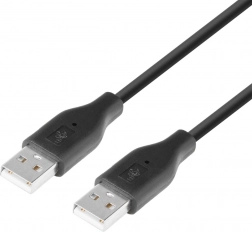 USB-kabel AM-AM 1,8 m sort