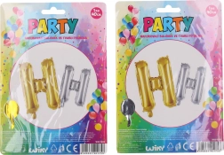 Oppustelig ballon i formen af bogstavet H