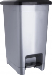 Smal plastaffaldsspand med pedal 15 l