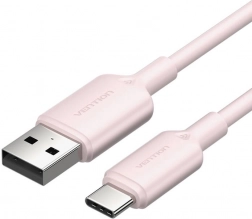 USB-kabel USB-A til USB-C 2.0 3A 2 m lyserød Vention