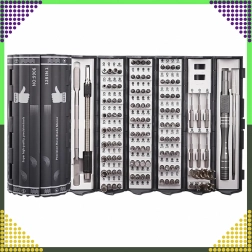 Sæt med magnetiske præcisionsskruetrækkere 128 i 1