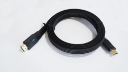Flad HDMI-kabel 2.1 2 m sort 8K