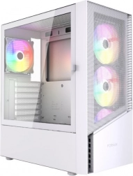 Computerkabinet Fornax 4300 midi tower ATX hvid
