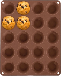 Silikoneform til mini-muffins 20 stk. Orion