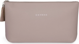 Rejse-kosmetiktaske Elegance Maxi mocca (kunstlæder), 30 × 19 × 8 cm