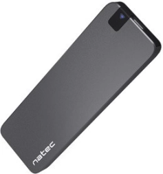 Udvendigt aluminiumskabinet til SSD M.2 NVMe NATEC Rhino med USB‑C 3.2 Gen 2 (10 Gb/s)
