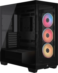Computerkabinet Mid‑Tower 3500X LXR LINK TG, sort