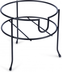 Metalstativ til drikkedispenser med hane, sort, 20 cm