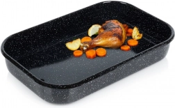 Emaljeret rektangulær bradepande 6 l, 42 × 27 × 7 cm