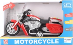 Batteridrevet motorcykel med lys og lyd til børn