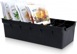 Sort køkkenorganizer til krydderier 30 × 13 × 8 cm