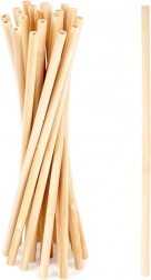 Bambus genanvendelige sugerør 20 cm, sæt med 20 stk.