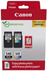 Multipack Canon PG-540/CL-541 med fotopapir