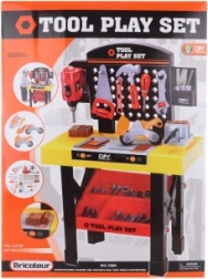 Børnearbejdsbord med værktøj 75 cm