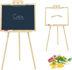 Jeujura træstativ med multifunktionel tavle