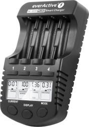 Smart oplader til AA/AAA-batterier EVERACTIVE