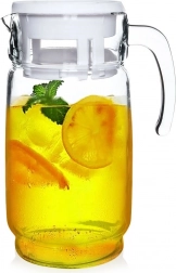 Glaskande med låg 2 l