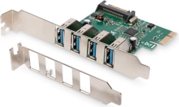 PCIe USB 3.0-controller med 4 porte (VL805-chipset)