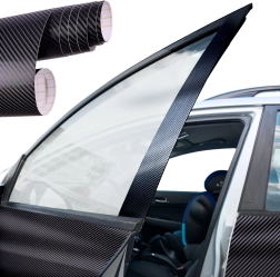 Selvklæbende 4D carbonfolie sort 1,52 × 30 m