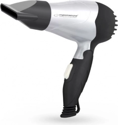 Hårtørrer sølv-sort