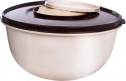 Køkkenskål til blanding med låg 27 cm, 5 l