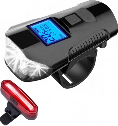 maltrack cyklistsæt med lys exonum 3000 4i1 for + bag