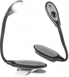 Fleksibel LED-læselampe med klips