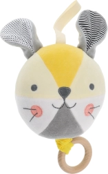 Melodisk kaninbold PETIT COLLAGE af økologisk bomuld