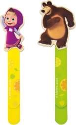 Træbogmærke Masha og Bjørnen Bino