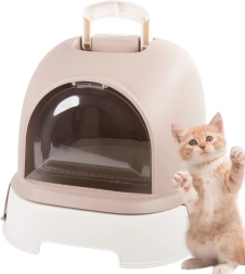 Lukket kattebakke med udtræksskuffe og filter