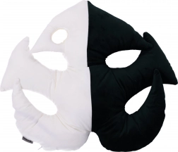 Dekorativ pude i plysfyldt blatform – Type 2