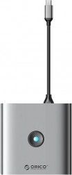 Adapter Orico 8i1 HDMI 4K, 3x USB-A 3.0, USB-C, 100W PD, SD/TF