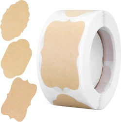 Selvklæbende etiketter til krydderiglas og gaver