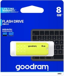 USB-flashdrev GOODRAM UME2 8GB USB 2.0 gul