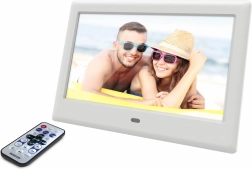 Digital fotoramme 7" hvid