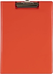 Skriveunderlag A4 plast Rød
