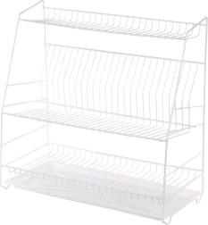 Treetagers opvaskestativ 50 cm hvid med drypbakke