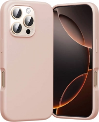 Silikoneetui Vention til iPhone 16 Pro med MagSafe (pink)