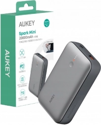 Aukey Spark Mini powerbank 20000 mAh med hurtigopladning 22,5 W